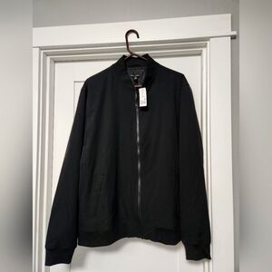 Banana Republic, NWT Black Zip-Up Jacket.